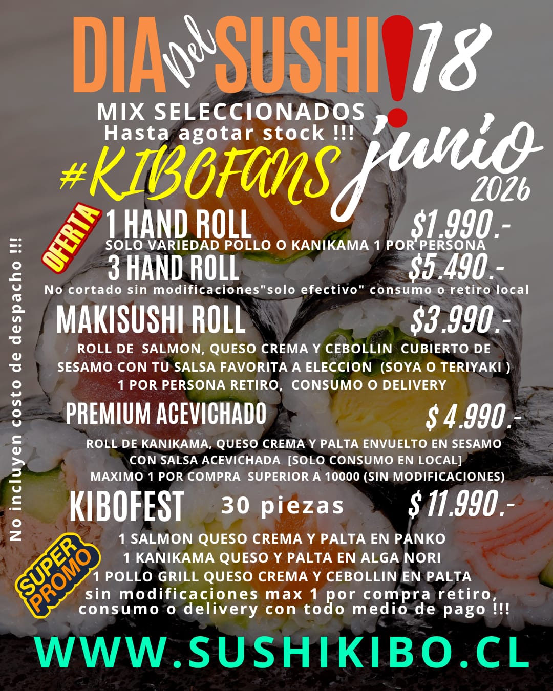 Promociones Locales Día del Sushi