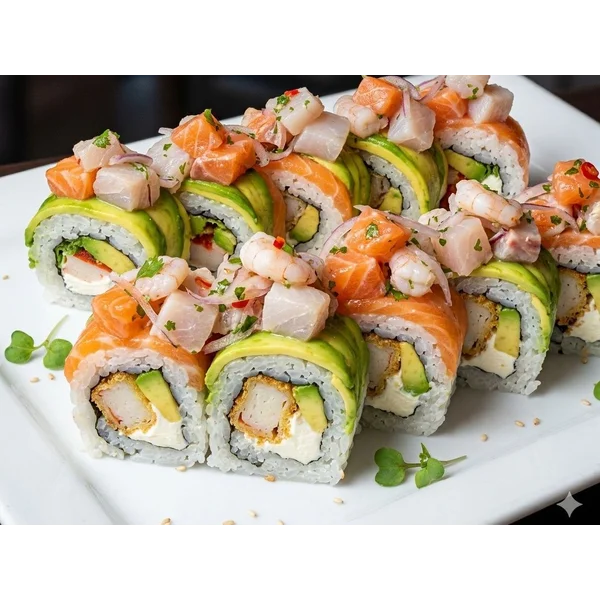 Osaka Roll — sushi variado en Colina